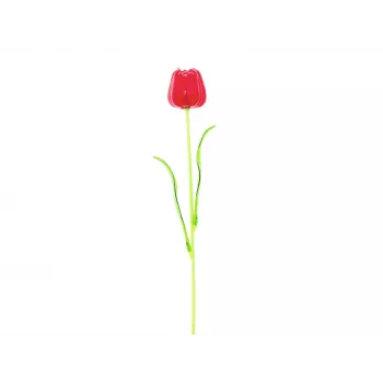 EUROPALMS Kristalltulpe dirbtinė tulpė, raudona, 61cm, 12 vnt. paketas 82600205