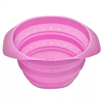 LURCH Sulankstomas koštuvas vynuogių spalvos 24 cm silikoninis su PP pagrindu 210286