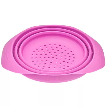 LURCH Sulankstomas koštuvas vynuogių spalvos 24 cm silikoninis su PP pagrindu 210286