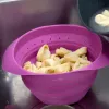 LURCH Sulankstomas koštuvas vynuogių spalvos 24 cm silikoninis su PP pagrindu 210286