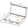 DIMAVERY Effector-Case Large pedalų dėklas / flight case 26380060