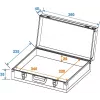 DIMAVERY Effector Case Small (26380050) efekto pedalų dėklas
