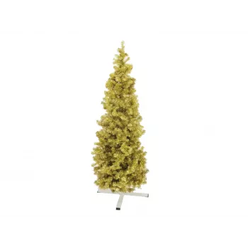 EUROPALMS FUTURA dirbtinė Kalėdų eglutė, aukso-metališka, 180 cm, 700 spyglių, metalinis stovas 83500550