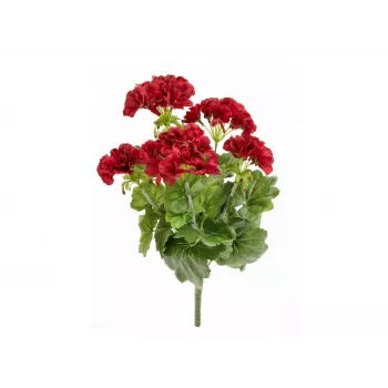 EUROPALMS Dirbtinė pelargonija, tamsiai raudona, 42cm 82600112
