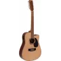 DIMAVERY DR-612 12 stygų akustinė western gitara, Natural 26231281