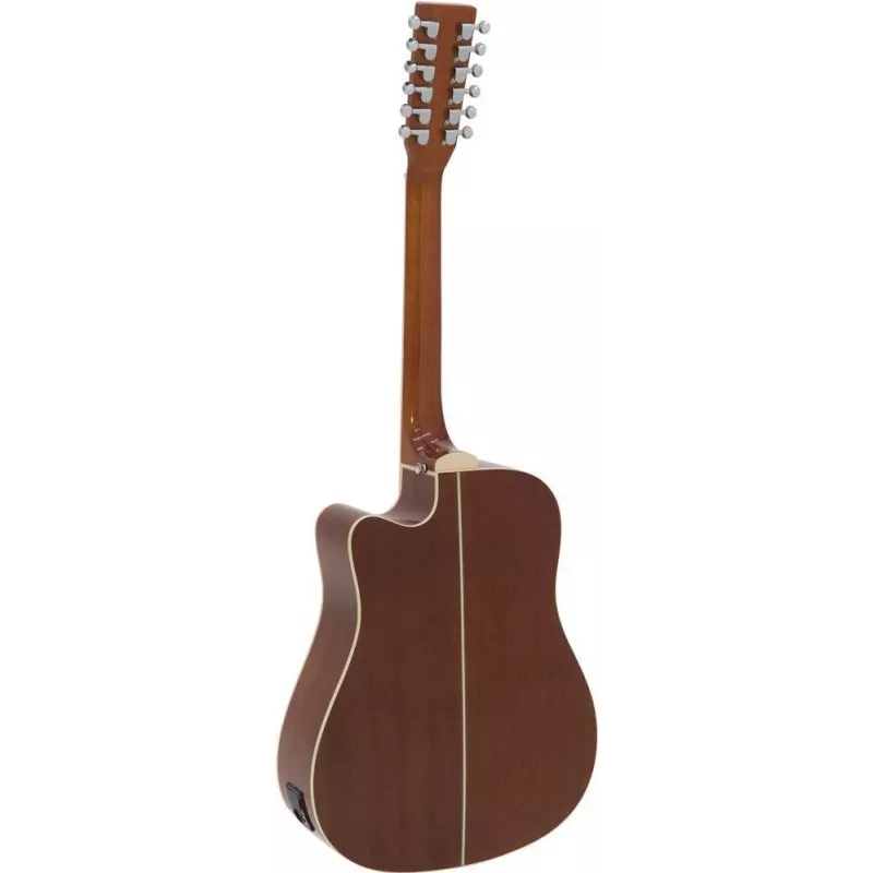 DIMAVERY DR-612 12 stygų akustinė western gitara, Natural 26231281