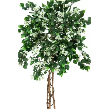 EUROPALMS Bougainvillea dirbtinis augalas, baltas, 150cm 82507085
