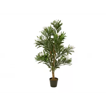 EUROPALMS Oleander medis, dirbtinis augalas, baltas, 120 cm (82507246)