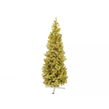 EUROPALMS FUTURA dirbtinė Kalėdų eglutė, auksinė-metališka, 210 cm 83500555