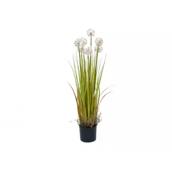 EUROPALMS dirbtinė pienės gėlė, 107 cm, balta 82600133