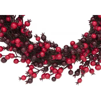EUROPALMS Mixed Berry Wreath 46cm 83500502 dekoratyvus vainikas