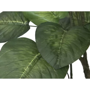 EUROPALMS Pothos dirbtinis medis, 150 cm, žali lapai, juoda vaza 82600162
