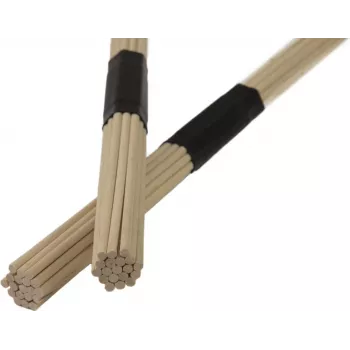 DIMAVERY DDS-Rods klevo būgnų lazdelės, 19 medinių strypelių, guminė rankena, 405 mm, pora 26070380