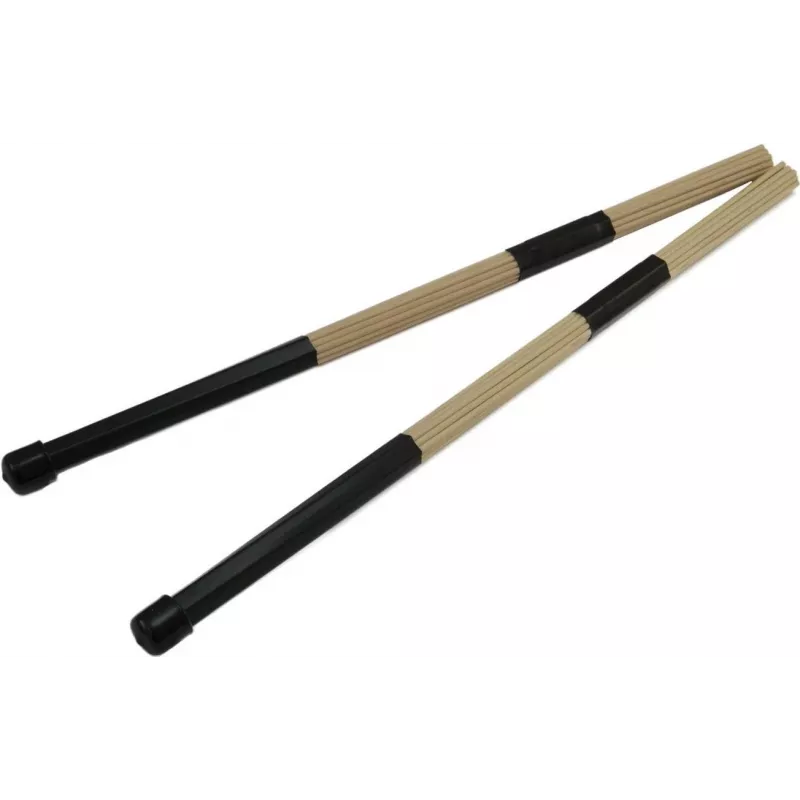 DIMAVERY DDS-Rods klevo būgnų lazdelės, 19 medinių strypelių, guminė rankena, 405 mm, pora 26070380