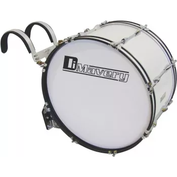 DIMAVERY MB-422 Žygio bosinė būgnas 22x12 Baltas 26010360