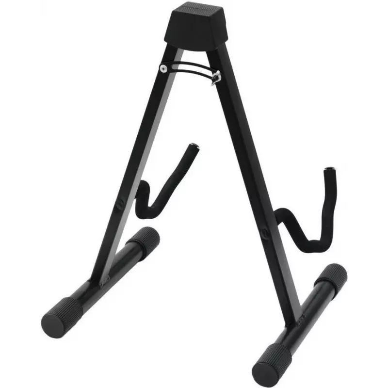 DIMAVERY sulankstomas gitaros stovas juodas (26348047)