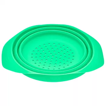 LURCH sulankstomas silikoninis sietelis 24 cm, žalias, 210285