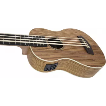 DIMAVERY UK-700 bosinė ukulėlė, zebrawood 26255850