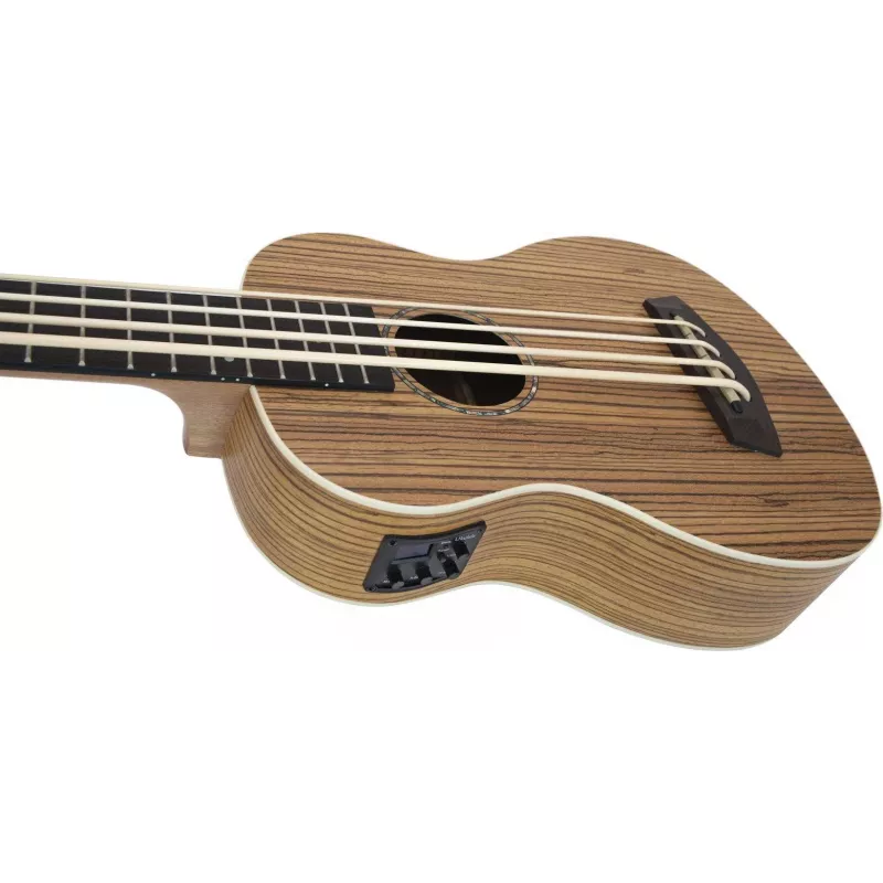 DIMAVERY UK-700 bosinė ukulėlė, zebrawood 26255850