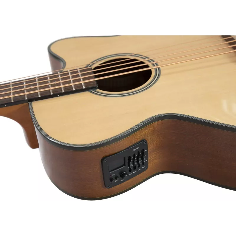 DIMAVERY AB-455 akustinė bosinė gitara, 5 stygų, Natural 26224014