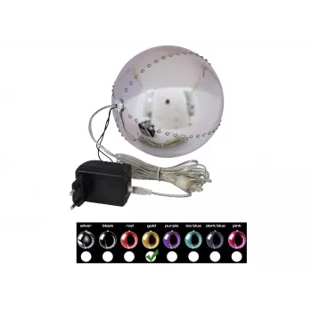 EUROPALMS LED Snowball 15cm, auksinis 83501245