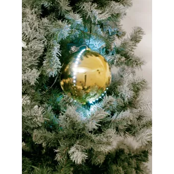 EUROPALMS LED Snowball 15cm, auksinis 83501245