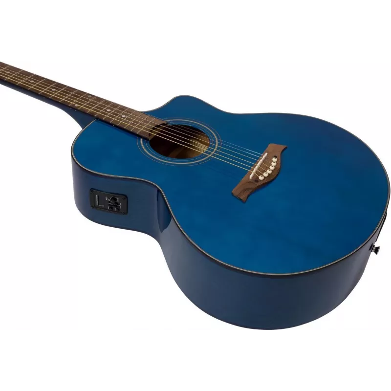 DIMAVERY STW-90 Vakarietiška gitara, Crystal Blue 26245083