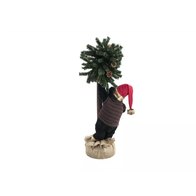 EUROPALMS Kalėdinis meškiukas su eglute, 105 cm 83314804