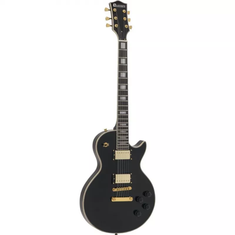 DIMAVERY LP-530 elektrinė gitara, juoda/auksinė 26215156