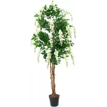 EUROPALMS Golden Rain Tree dirbtinis augalas, baltas, 150cm (82507105)