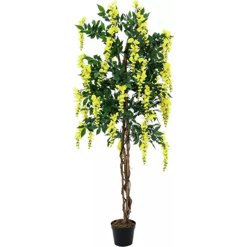 EUROPALMS Golden Rain Tree dirbtinis augalas, geltonas, 150cm 82507115