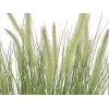 EUROPALMS Žydintys dirbtinės dekoratyvinės žolės, 70cm, balti žiedai, juodas vazonas 82600147