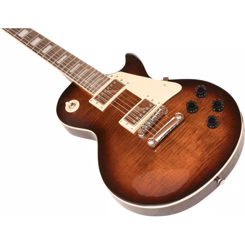 DIMAVERY LP-700 elektinė gitara, Flamed Brown 26219389