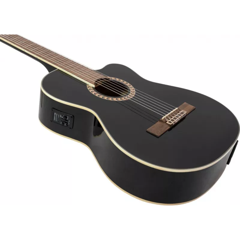 DIMAVERY CN-600E klasikinė gitara, juoda 26235007