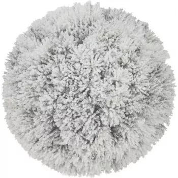 EUROPALMS Flocked Pine Cone Sphere 20cm 83500304