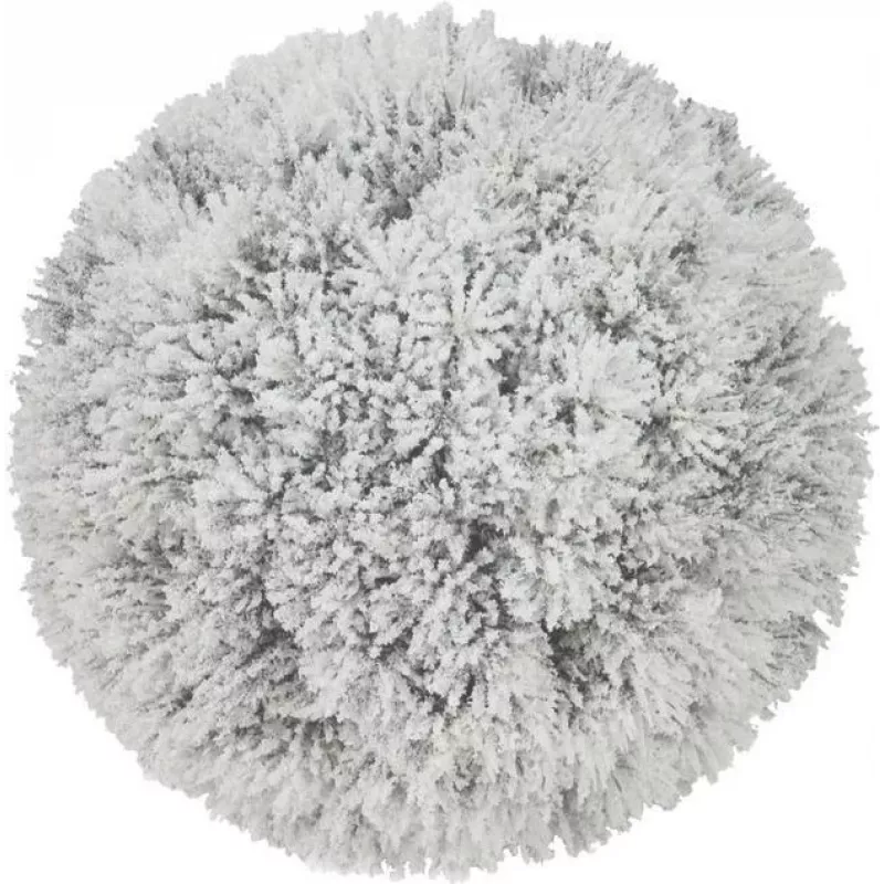 EUROPALMS Flocked Pine Cone Sphere 20cm 83500304