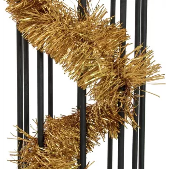 EUROPALMS Metallic Garland, auksinė, 12,5 x 270 cm (8350054B)