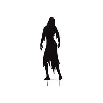 EUROPALMS Silhouette Metal Zombie Woman 135cm 83505106