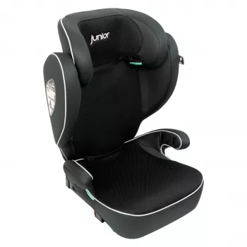 Petex Basic Plus 1600 vaikiška automobilinė kėdutė, juoda, HDPE, ECE R129 i-Size, ISOFIX, 100-150 cm
