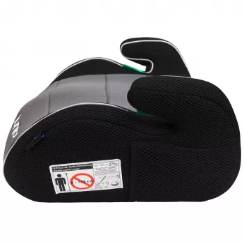 Petex Max 308 vaikiška boosterio kėdutė, pilka, ECE R129 i-Size, 2/3 grupė, 125-150 cm, 19-36 kg