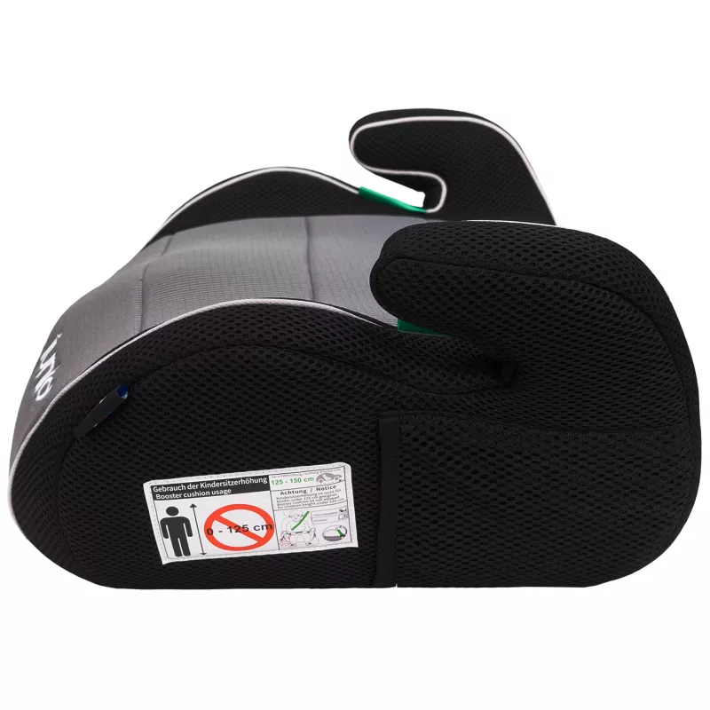 Petex Max 308 vaikiška boosterio kėdutė, pilka, ECE R129 i-Size, 2/3 grupė, 125-150 cm, 19-36 kg