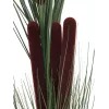 EUROPALMS Dirbtinė nendrių žolė su šiurkščiaisiais vikšriais, tamsiai žalia, 152 cm 82505854