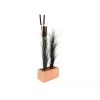 EUROPALMS Dirbtinė nendrių žolė su šiurkščiaisiais vikšriais, tamsiai žalia, 152 cm 82505854
