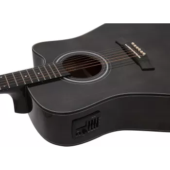 Dimavery STW-90 Dreadnought akustinė gitara, Vintage Black 26245082