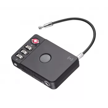 TROIKA TSA kombinacinis lagamino užraktas TRACK & FIND LOCK (LOK26/BK) - juodas