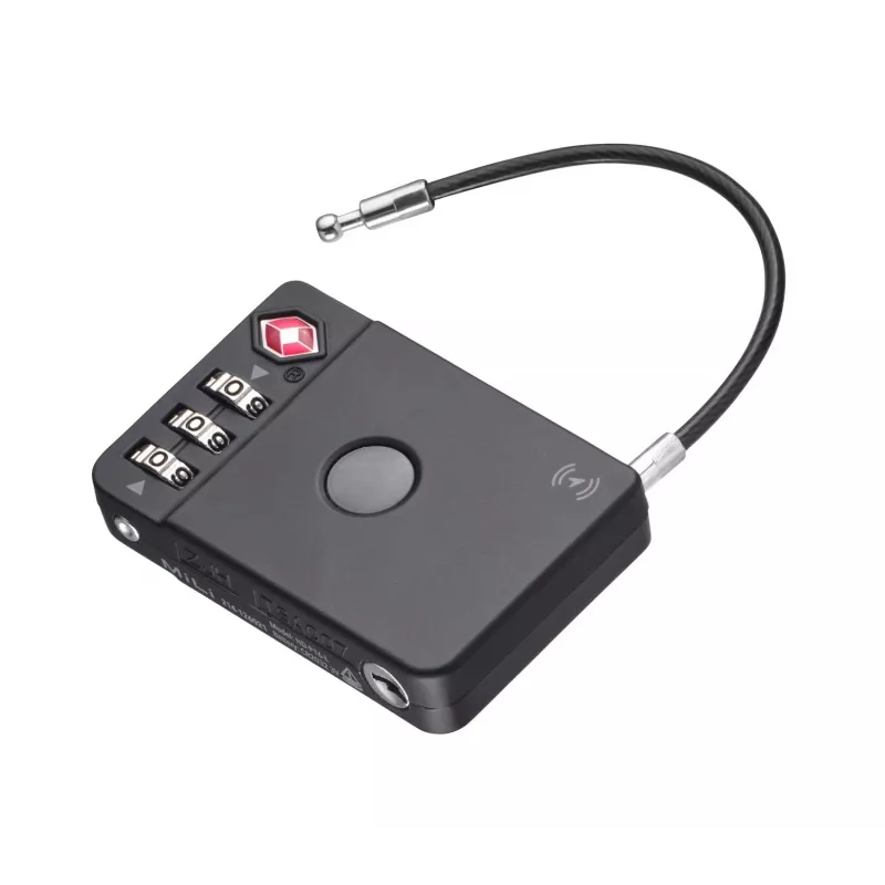 TROIKA TSA kombinacinis lagamino užraktas TRACK & FIND LOCK (LOK26/BK) - juodas