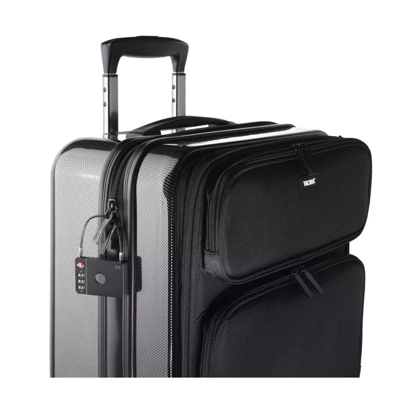 TROIKA TSA kombinacinis lagamino užraktas TRACK & FIND LOCK (LOK26/BK) - juodas