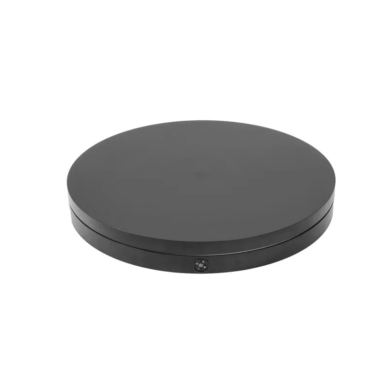EUROPALMS Rotacinė ekspozicinė patefoninė platforma 60 cm, iki 150 kg, juoda (50701210)