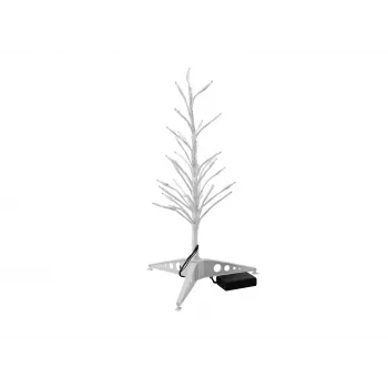 EUROPALMS dizaino medis su šiltai balta LED apšvietimu, 40 cm, maitinamas baterijomis (83330330)