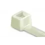 HellermannTyton T80R-HS-NA-C1 karščiui stabilizuotas permatomas kabelių raištis, 210 x 4,7 mm, 100 vnt. pakuotė 111-05059